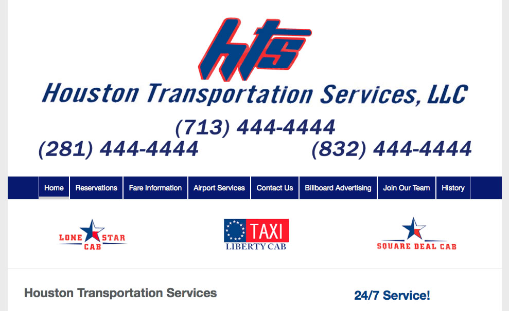 Houston Transportation Services Website | houstontransportationservices.com