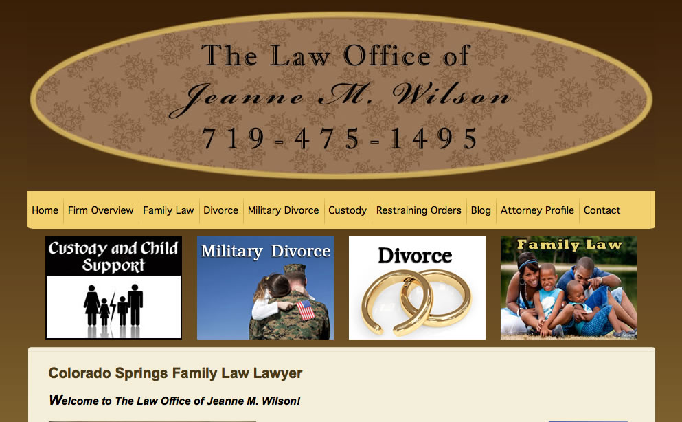 Law Office of Jeanne M. Wilson Website | jwilsonlawoffice.com