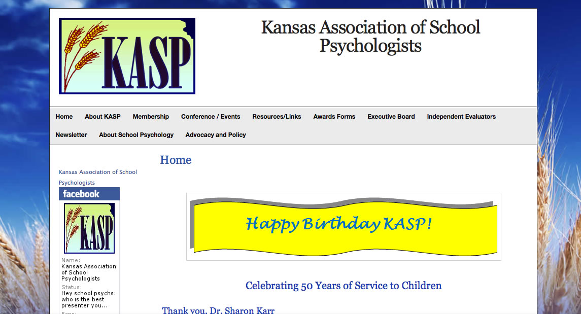 Kansas Association of School Psychologists Website | kasp.org