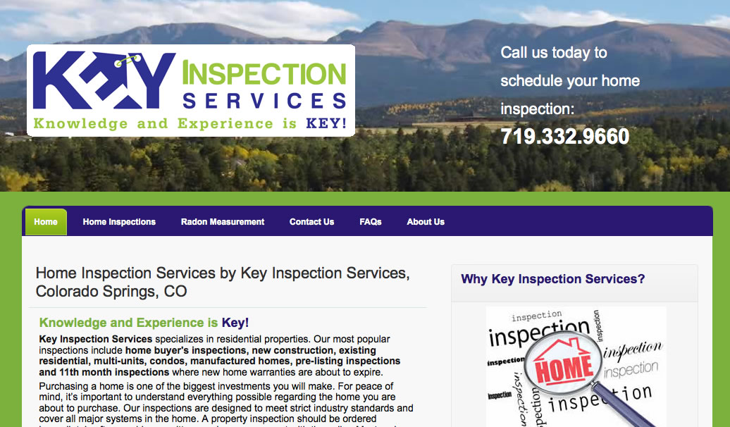 Key Inspection Services Website | keyinspectionservices.net