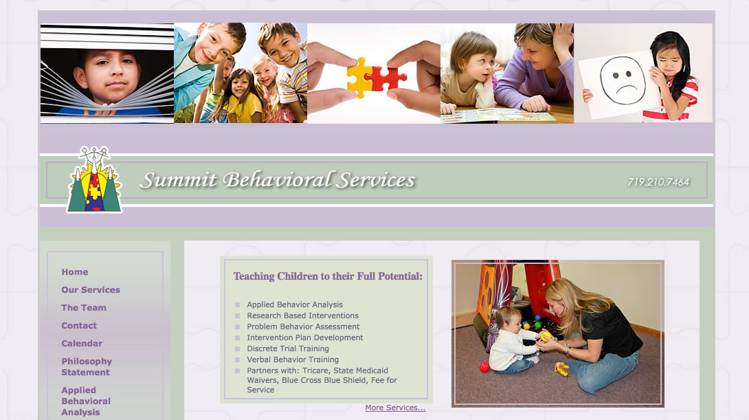 Summit Behavioral Services Website | summitbehavior.com